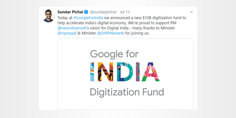 google for India
